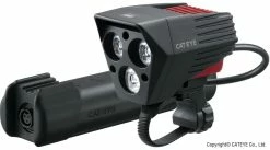 Cat Eye Environ Eye HL-EL 930RC SUMO3 LED Système D'éclairage Noir (incl. Flex-Tight/support De Casque/Li-Ion Accumulateur)